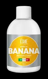 Шампунь Esme Platinum Banana с экстрактом банана, для секущихся и ослабленных волос, 1000 мл