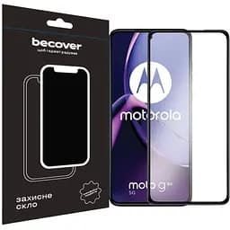 Захисне скло BeCover для Motorola Moto G84 Black (710108)