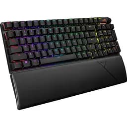 Клавіатура ASUS ROG Strix Scope II 96key NX Snow USB-A/WL/BT EN/UK RGB Black (90MP037A-BKMA00) - мініатюра 2
