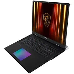 Ноутбук Ігровий MSI Titan 18 HX AI A2XWJG з процесором Intel Core Ultra 9 285HX pana la 5.5GHz, 18'', UHD+, IPS, 120Hz, Mini LED, 64GB DDR5 RAM, 2TBx1 SSD + 2TBx2 SSD 24GB GDDR7, Windows 11 Pro, Core чорний - мініатюра 4