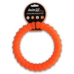 Игрушка AnimAll Fun кольцо с оранжевым шипами 20 см.