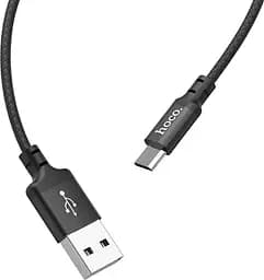 Кабель Hoco X14 Pisces Cable USB to Lightning 2A 1m Black