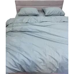 Пододеяльник Ecotton Aqua Grey сатин 180х215 см серо-голубой (24769)