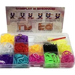 Набір гумок для плетіння G-Toys 12 кольорів в коробці (1667978797) - мініатюра 4