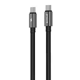 Кабель Proove Magneto Type-C to Type-C 60W (1m) black