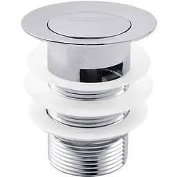 Донний клапан для раковини Kroner KRM - C962-1 1 1/4" з переливом CV022945, Хром