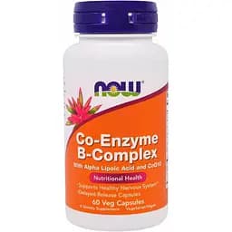 Коэнзим В-Комплекс Now Foods Coenzyme B-Complex 60 вегетарианских капсул