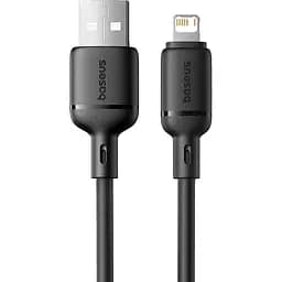 Кабель Baseus Silky Series Fast Charging Cable USB to iP 2.4A 2 м Черный