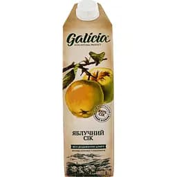Сік Galicia яблучний неосвітлений пастеризований 1 л