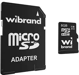 microSDHC Wibrand 8Gb class 10 (adapter SD)