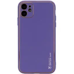 Шкіряний чохол Xshield для Apple iPhone 11 6.1" Фіолетовий / Ultra Violet