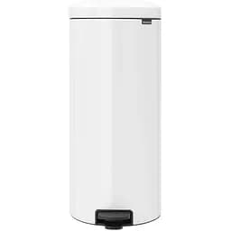 Ведро для мусора Brabantia Pedal Bin белое 30 л (111785)