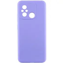 Чохол Lakshmi Silicone Cover Full Camera (AAA) для Xiaomi Redmi 12C Бузковий / Dasheen
