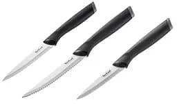 Набір ножів Essential, 3шт, нержавіюча сталь, пластик, чорний Tefal kuh0014557 - мініатюра 2