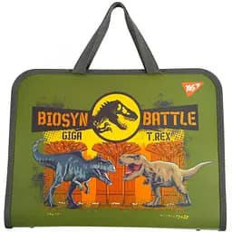 Папка-портфель Yes FC Jurassic World на блискавці з тканинними ручками (492314)