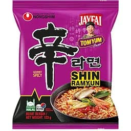 Локшина швидкого приготування Nonshim Shin Ramyun Tom Yum Том Ям 123 г