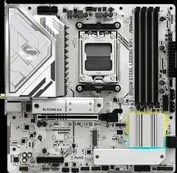 Материнська плата ASRock B850M STEEL LEGEND WIFI Socket AM5 - мініатюра 2