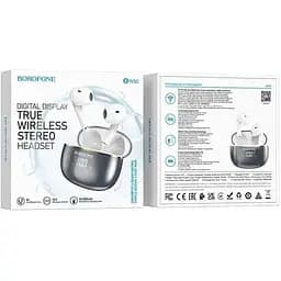 Навушники повністю бездротові Borofone BW30 Cheerful true wireless BT headset - мініатюра 5