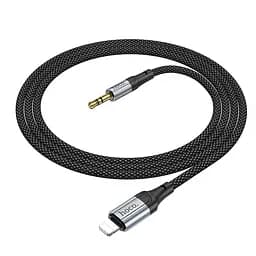 Кабель Hoco UPA26 Fresh digital audio conversion cable iP Black - мініатюра 2