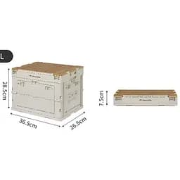 Складаний контейнер Naturehike CNK2450XB020 23 л бежево-сірий - мініатюра 2