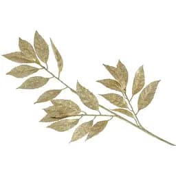 Декоративная ветка 76 см Искусственные материалы для декора и флористики Золото