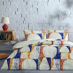 Постільна білизна Axel Blue Ранфорс / простирадло на резинці Tac pbe0051231