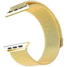 Ремінець DK CDK для Apple Watch 40mm (Series 4 / 5 / 6 / SE1 / SE2) Метал Milanese Loop (05526) (gold) - мініатюра 2