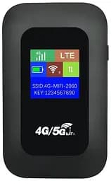 Портативний Wi-Fi модем Mobile Router PH312-E LCD 2.4ГГц, 4G LTE роутер Black (18660)