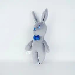 М'яка іграшка Зайчик сині очі 26см