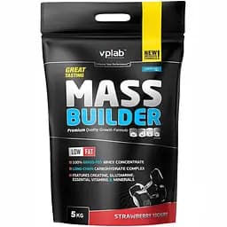 Гейнер VPLab Mass Builder Strawberry-Yoghurt 5 кг