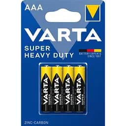 Батарейка VARTA SUPERLIFE AAA BLI 4 ZINC-CARBON (4008496676187)