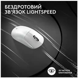 Миша Logitech G Pro X Superlight 2 Lightspeed White (910-006638) - мініатюра 2