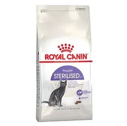 Сухой корм для взрослых стерилизованных кошек и кастрированных котов Royal Canin Sterilised, 0,4 кг (2537004)