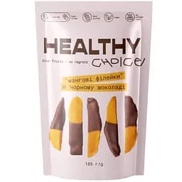 Мангові філейки Healthy Choice в чорному шоколаді 55% 185 г