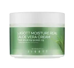 Увлажняющий крем для лица Алоэ Moisture Real Aloe Vera Cream Jigott 150 мл