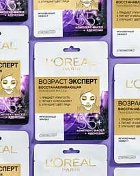Тканинна маска L'Oreal Paris Вік Експерт 55+ Відновлююча, 30 мл (A9888000) - мініатюра 4