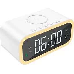 Бездротовий зарядний пристрій + будильник WiWU Wi-W015