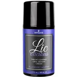 Крем Sensuva Lic-O-Licious Throat Coating Oral Delight Cream Blueberry Muffin 50 мл