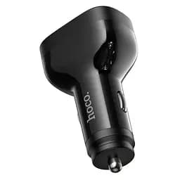 Адаптер автомобільний HOCO Guide car charger NZ11 2 USB 2Type-C 72W чорний - мініатюра 4