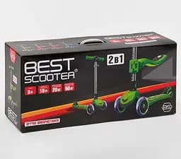 Самокат Best Scooter 61х17х29 см Червоний 000231448 - мініатюра 2