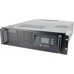 ДБЖ з правильною синусоїдою Ritar Online RT-6KL-LCD, RACK 6000VA (5400Вт), 192В, Струм макс. 5A, під зовнішній АКБ, (482x600x130)