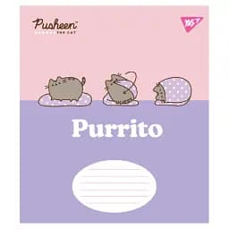 Зошит Yes Pusheen The Cat A5, 12 аркушів в лінію (767613) - мініатюра 2