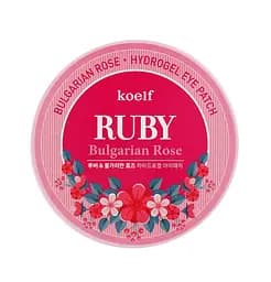 Гидрогелевые патчи для глаз Рубин-Болгарская роза Bulgarian Rose Hydrogel Eye Patch Petitfee & Koelf 60 шт