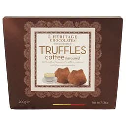 Цукерки L'Heritage Chocolates шоколадний трюфель з кавою 200 г