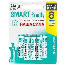 Батарейки Наша сила Smart AAA (LR03) 8 шт.