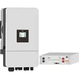 Система зберігання енергії Deye SUN-10K-SG05LP3-EU-SM2 10kW + 1 АКБ SE-G5.1 Pro-B 5.12 kWh (51.2V/100Ah/5120Wh) [159590]