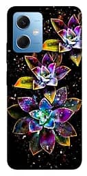 Чохол Demsky Flowers on black для Xiaomi Redmi Note 12 5G