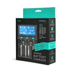 Зарядний пристрій Videx UT600, Black, універсальний, AC 220V / DC 12V/3A, LCD дисплей, 2 незалежні канали, функції розряду, відновлення, тесту акумуляторів (VCH-UT600) - мініатюра 2