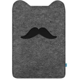 Когтеточка для кошек Barksi Textile Усатый кот 50х34 см серая