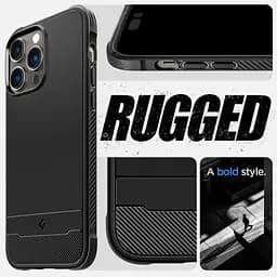 Оригінальний протиударний чохол Spigen Rugged Armor MagSafe для Iphone 14 Pro Max (6.7") Matt Black ACS04812 - мініатюра 16